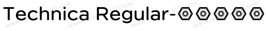 Technica Regular字体转换